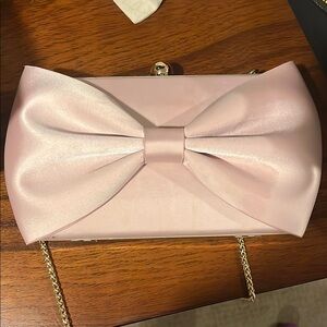 Ma Chérie Satin Bow Clutch